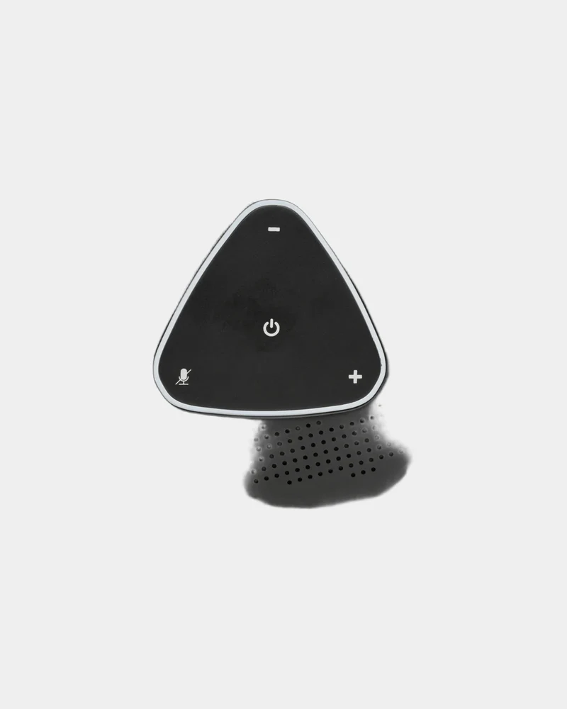 Enceinte haut-parleur ABS noir à personnaliser
