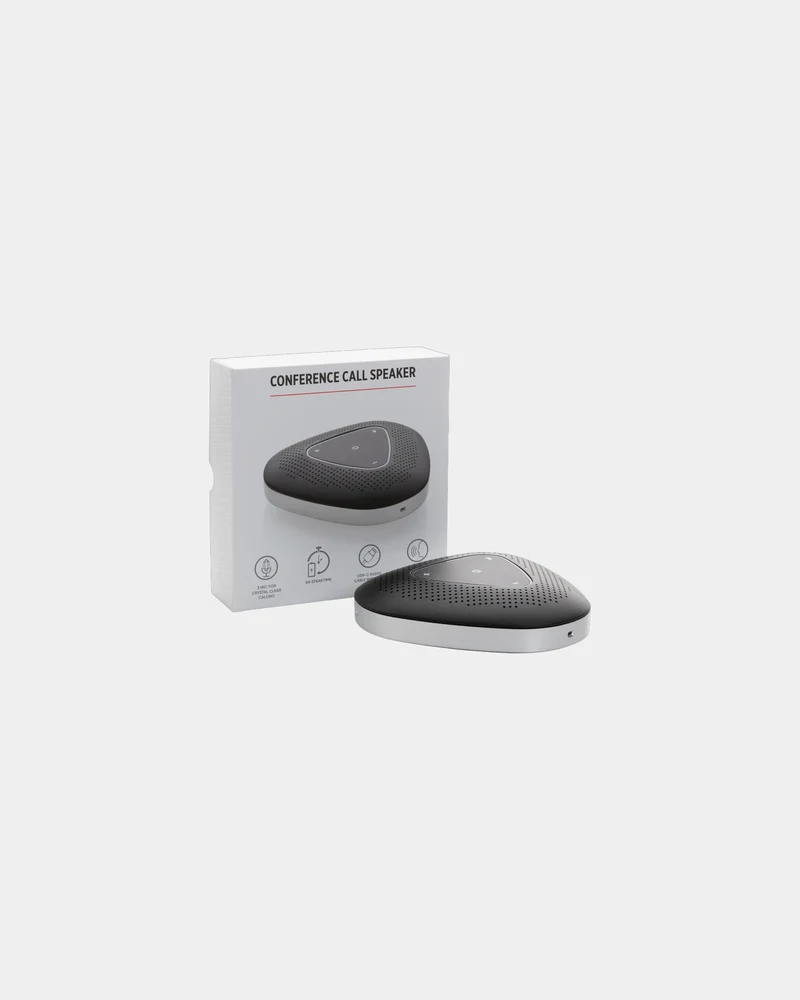 Enceinte haut-parleur ABS noir à personnaliser