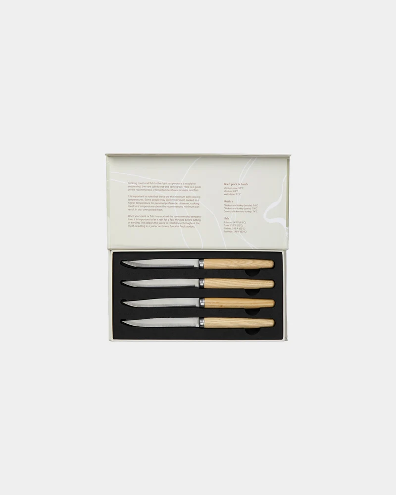 Couteaux à viande acier Vinga Retro 4pcs à personnaliser