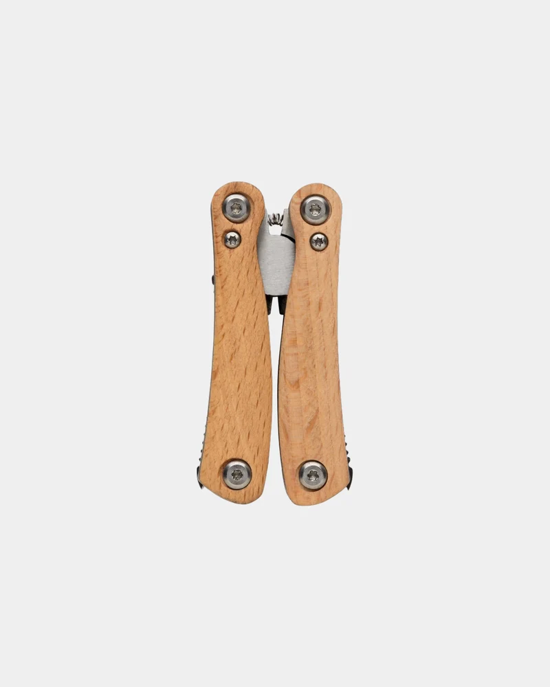 Mini-outil multifonctions en bois de hêtre à personnaliser