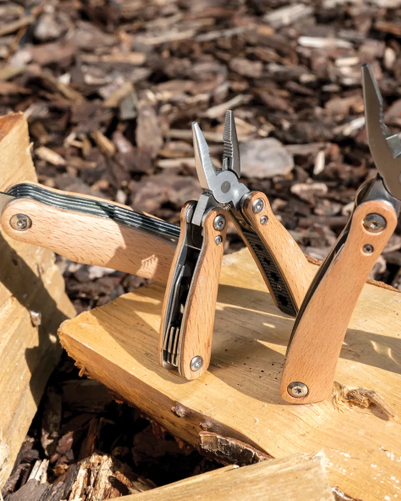 Outil multifonctions en bois de hêtre à personnaliser
