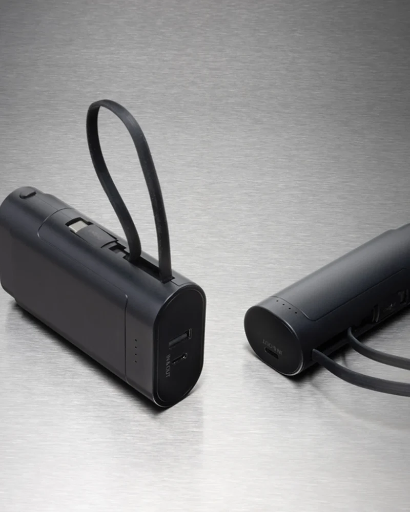 Powerbank rPC ABS recyclé 5000 mAh à personnaliser