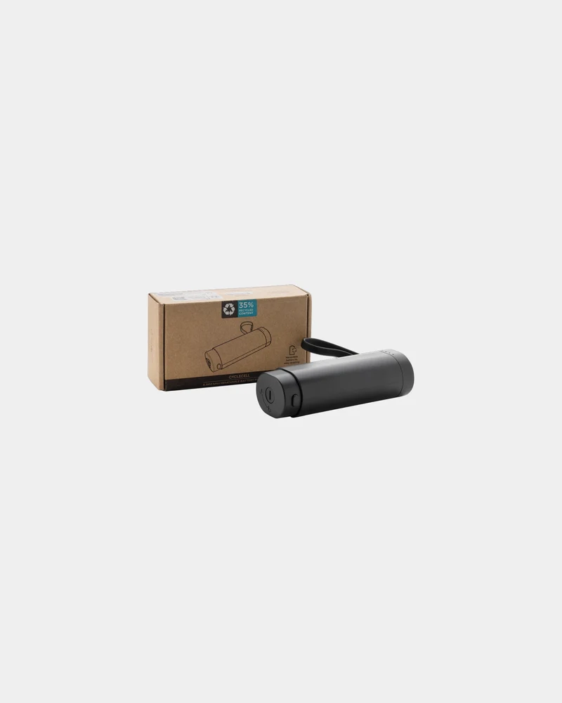 Powerbank rPC ABS recyclé 5000 mAh à personnaliser