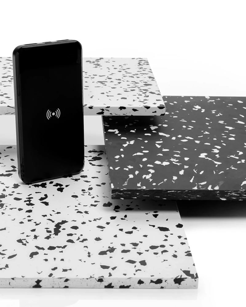 Powerbank 8000 mAh en plastique recyclé à personnaliser