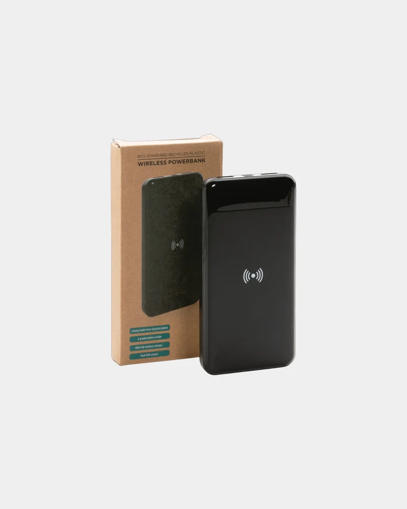 Powerbank 8000 mAh en plastique recyclé à personnaliser