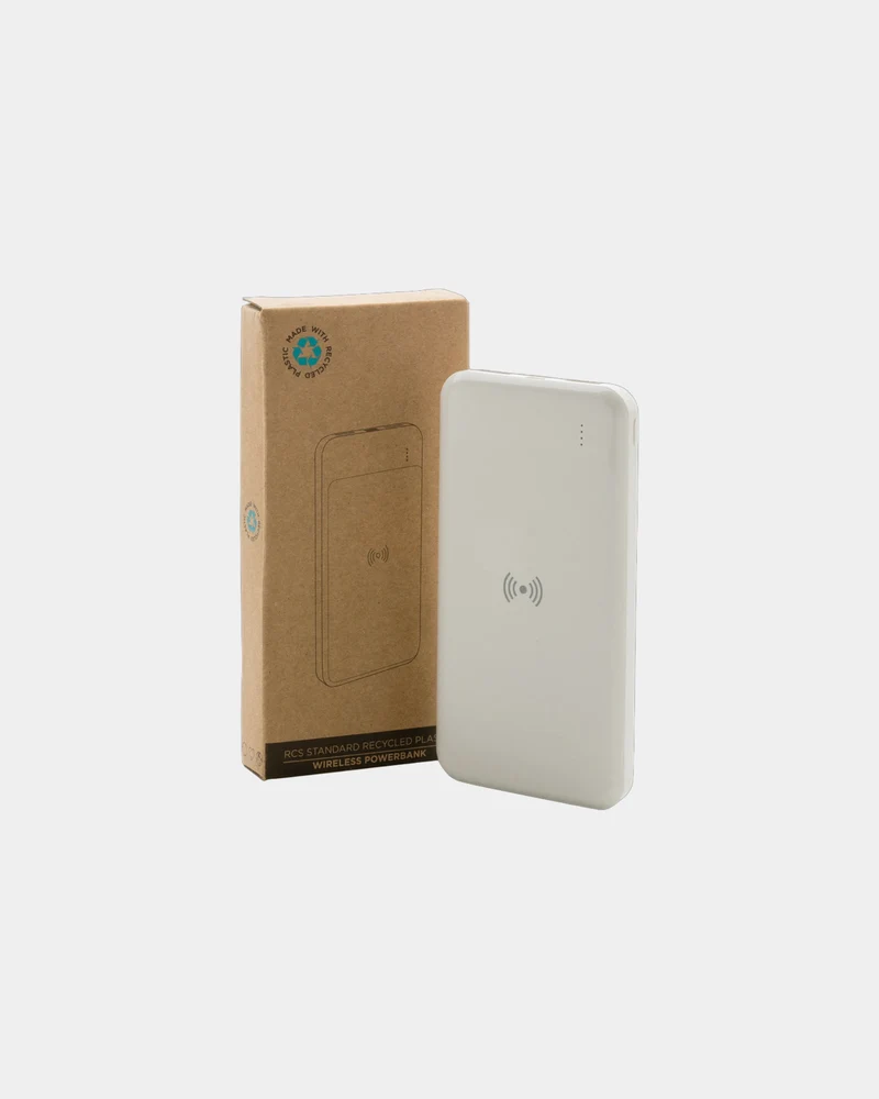 Powerbank 8000 mAh en plastique recyclé à personnaliser