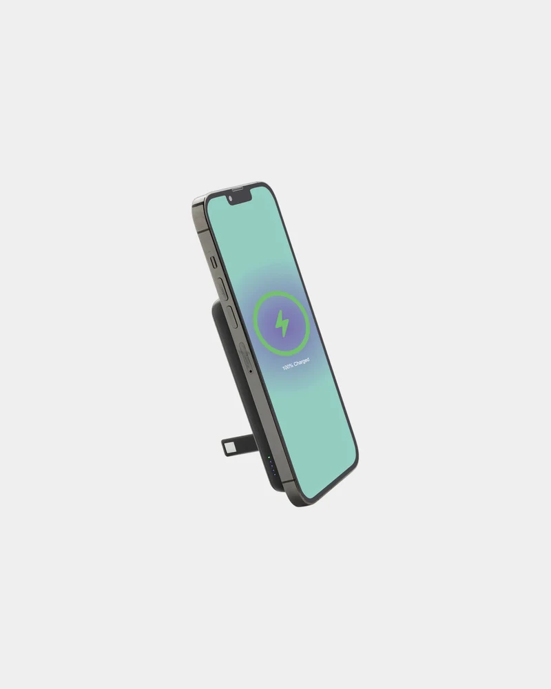 Powerbank 5000mAh bambou et ABS recyclé à personnaliser