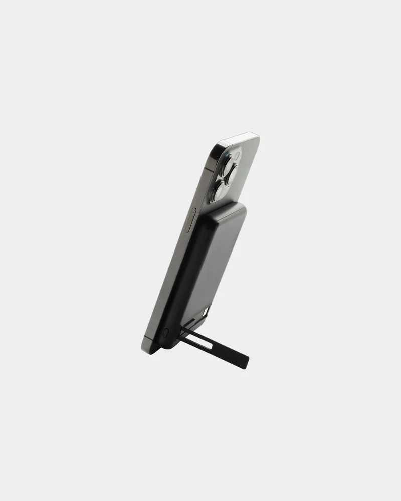 Powerbank 5000mAh bambou et ABS recyclé à personnaliser
