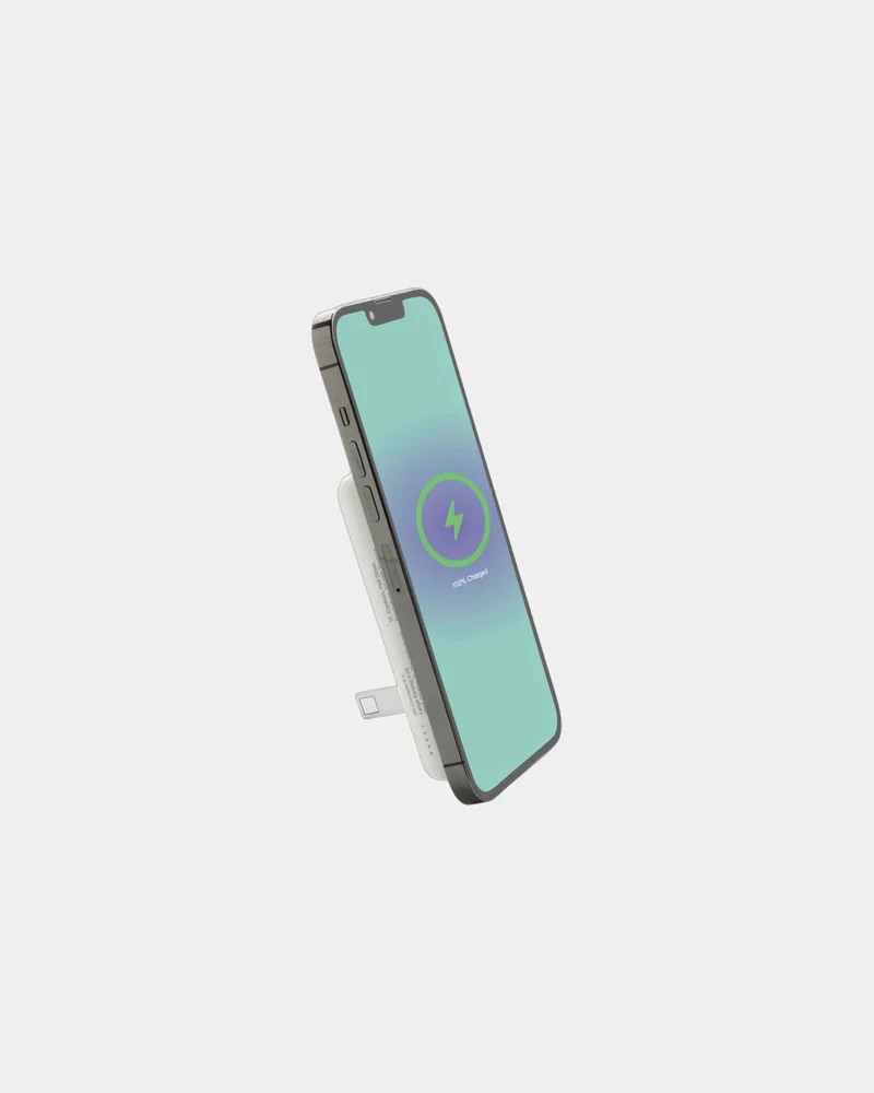 Powerbank 5000mAh bambou et ABS recyclé à personnaliser
