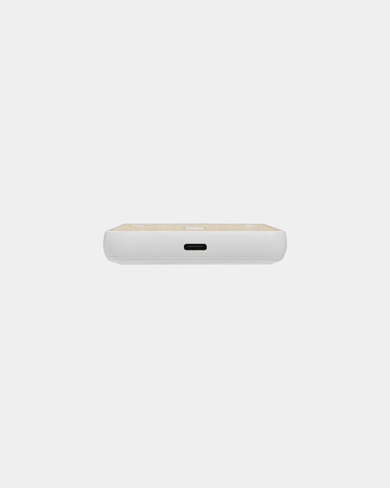 Powerbank 5000mAh bambou et ABS recyclé à personnaliser