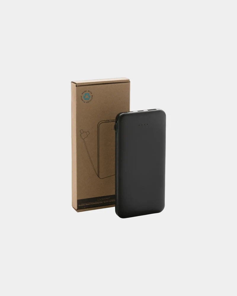 Powerbank 10.000 mAh en plastique recyclé à personnaliser