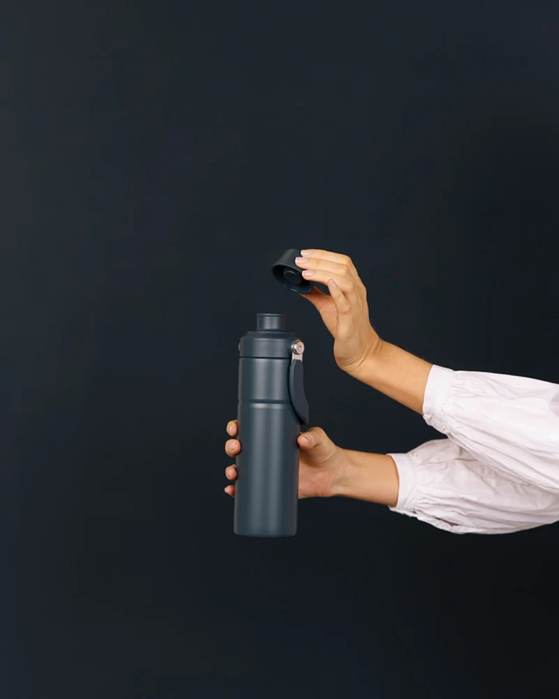 Bouteille inox recyclé Vinga Baltimore Trek 600ml à personnaliser