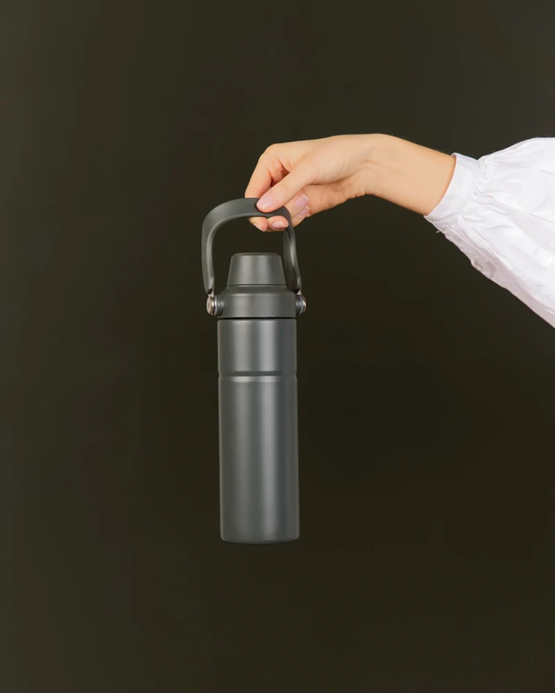 Bouteille inox recyclé Vinga Baltimore Trek 600ml à personnaliser
