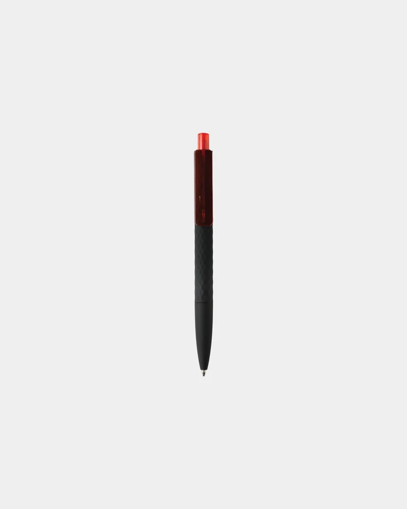 Stylo ABS recyclé finition gomme noire à personnaliser