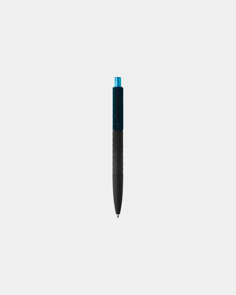 Stylo ABS recyclé finition gomme noire à personnaliser