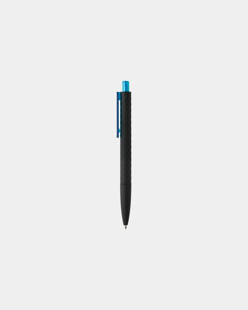 Stylo ABS recyclé finition gomme noire à personnaliser
