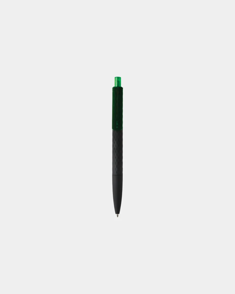 Stylo ABS recyclé finition gomme noire à personnaliser