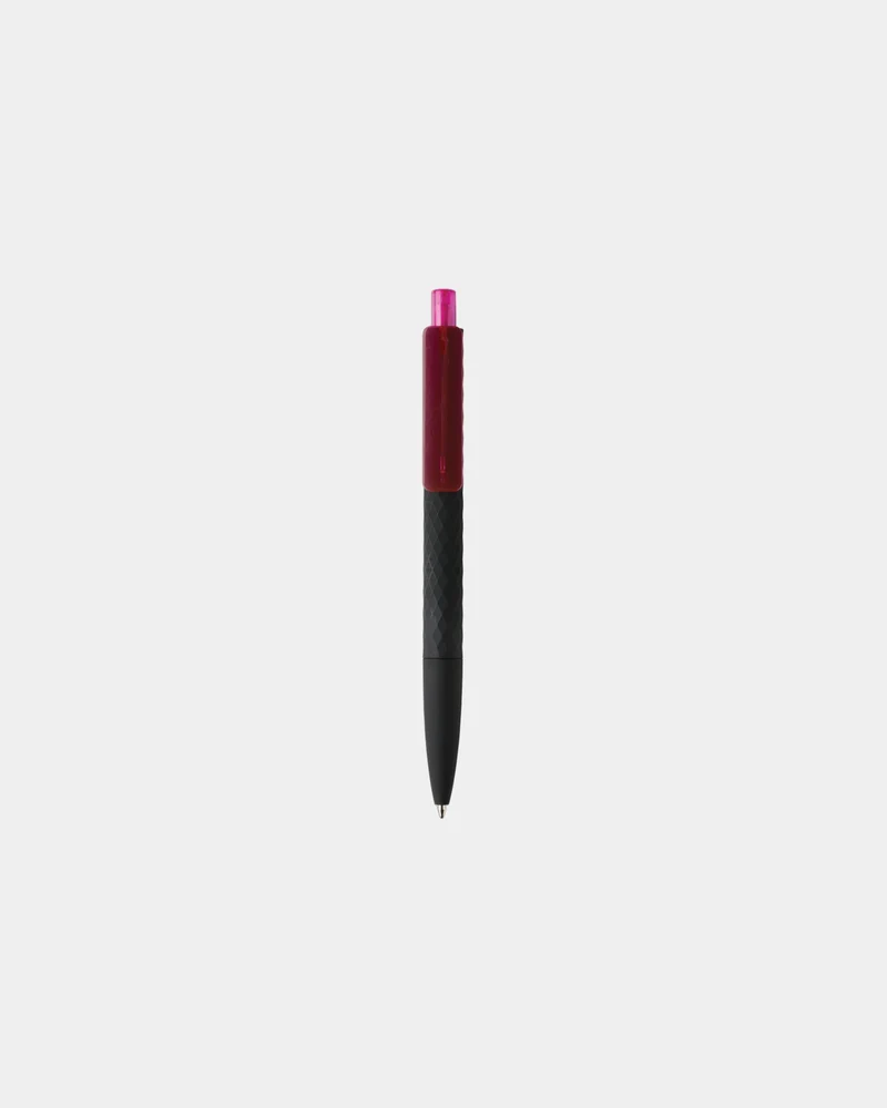 Stylo ABS recyclé finition gomme noire à personnaliser