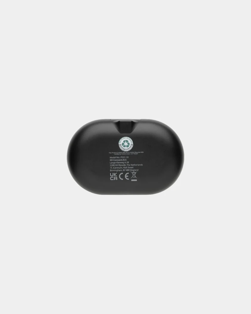 Écouteurs sans fil ABS recyclé RCS Fitsound à personnaliser