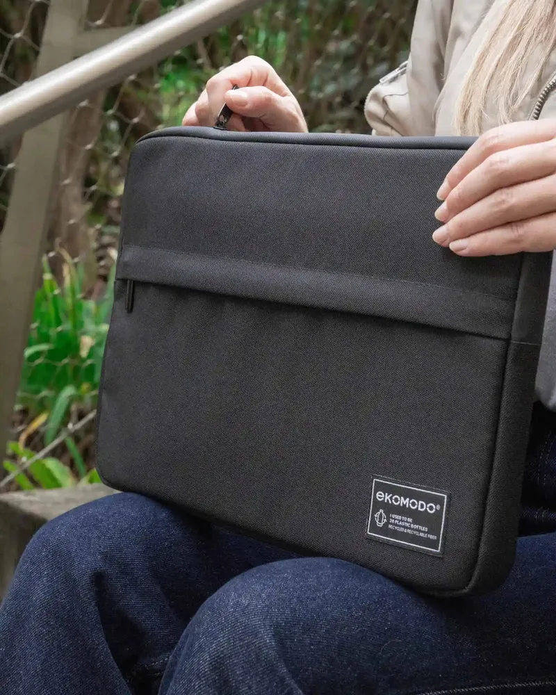 Housse ordinateur polyester recyclé Ekomodo 13" à personnaliser