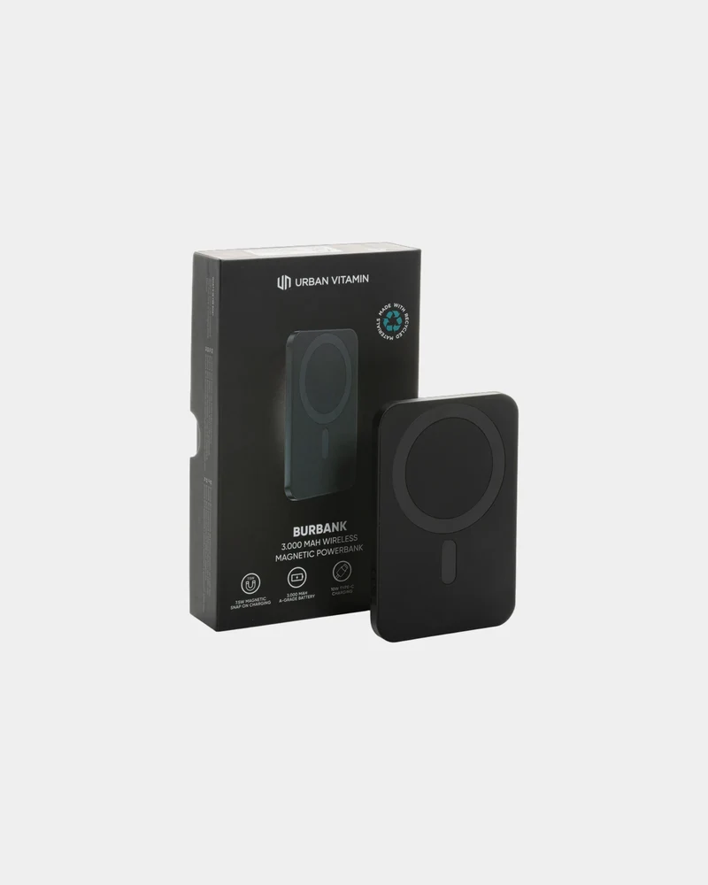 Powerbank 3000mAh aluminium recyclé Urban Vitamin à personnaliser