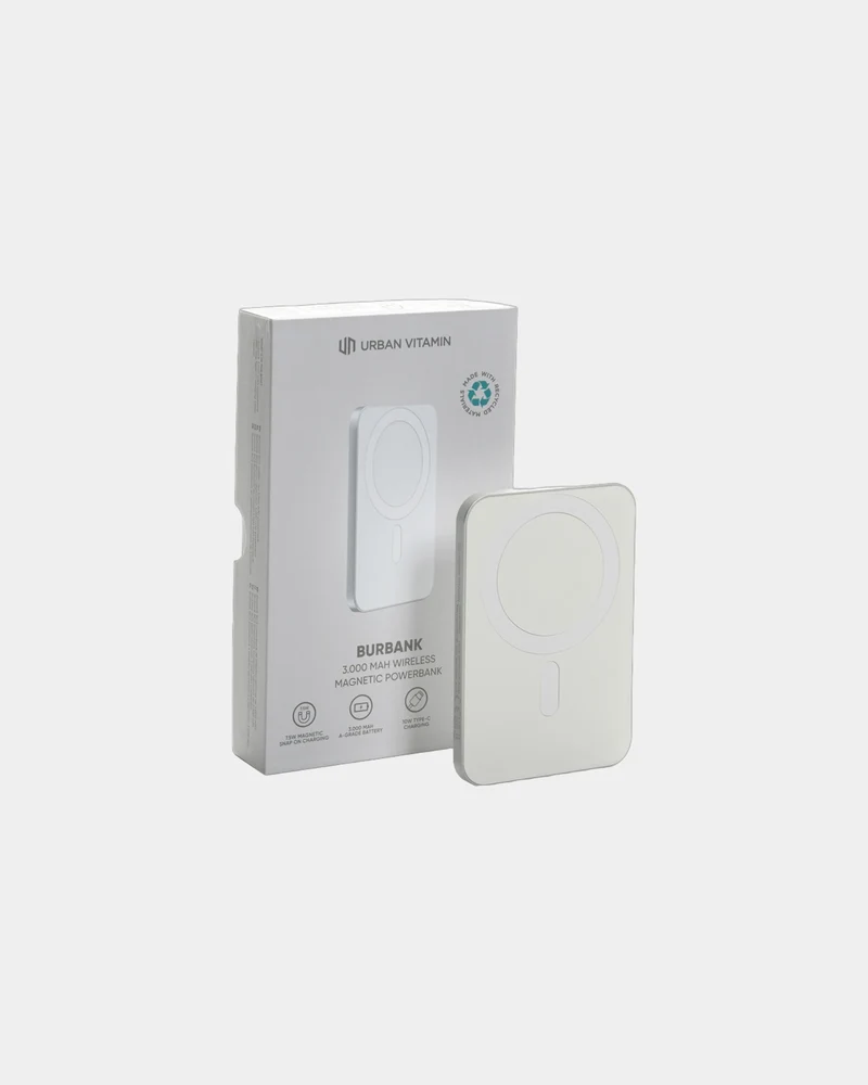 Powerbank 3000mAh aluminium recyclé Urban Vitamin à personnaliser