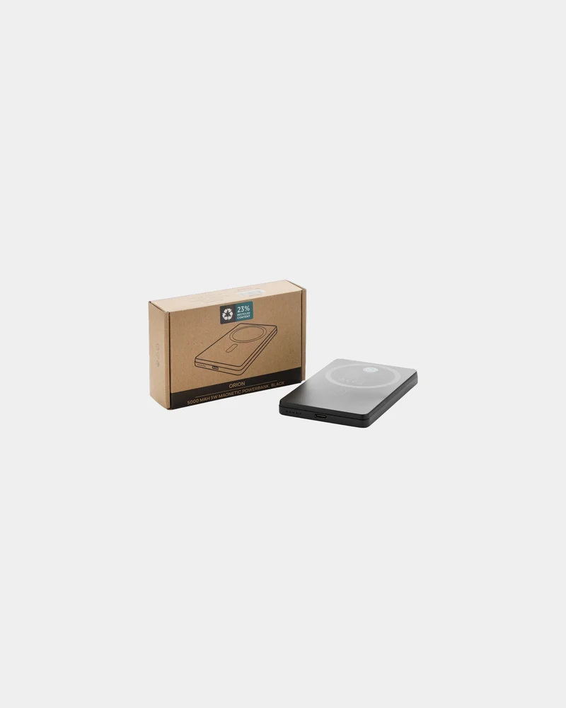 Powerbank aluminium recyclé 5000mAh à personnaliser