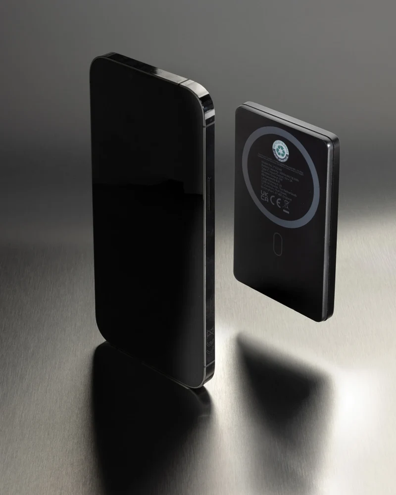 Powerbank aluminium recyclé 5000mAh à personnaliser