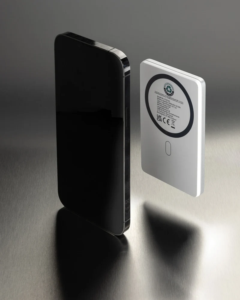 Powerbank aluminium recyclé 5000mAh à personnaliser