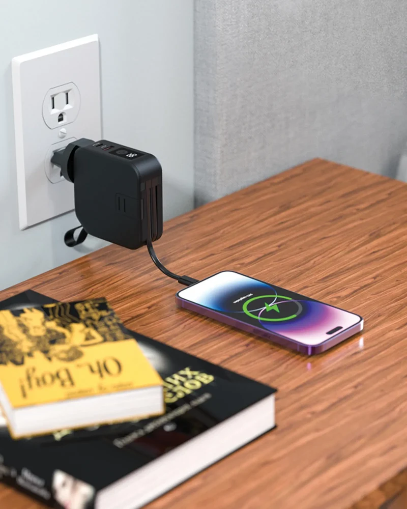 Chargeur universel 5 en 1 Urban Vitamin Saratoga à personnaliser