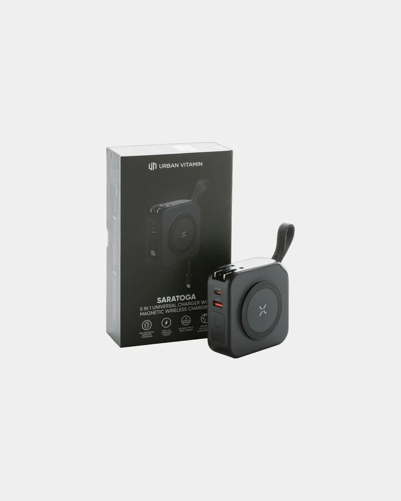 Chargeur universel 5 en 1 Urban Vitamin Saratoga à personnaliser