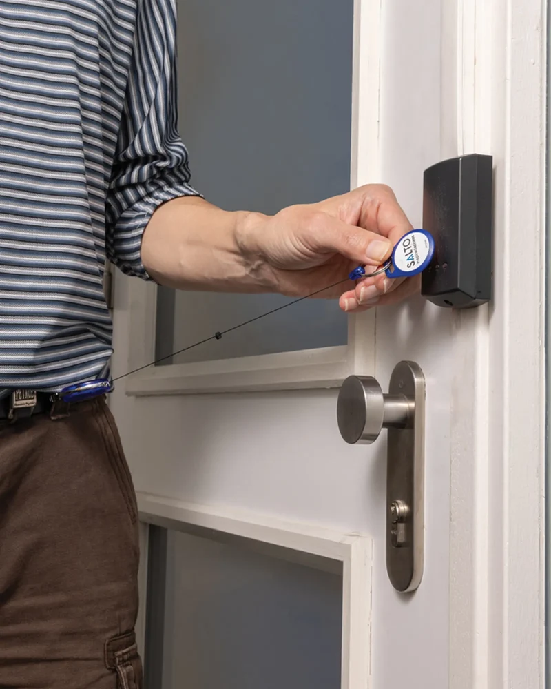 Porte-clés ABS recyclé RCS à personnaliser