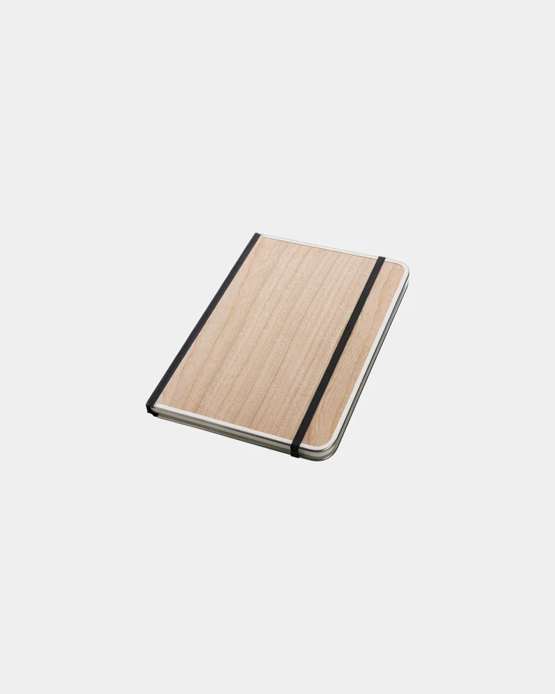 Carnet A5 bois FSC® Treeline à personnaliser