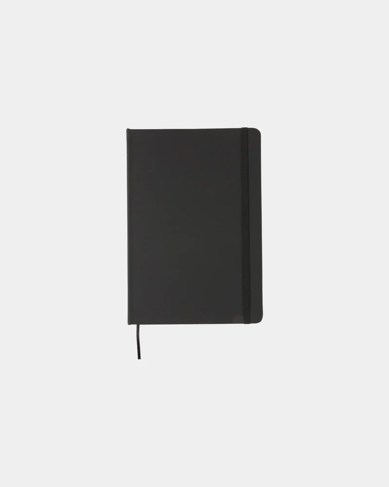 Carnet de notes PU noir A5 à personnaliser