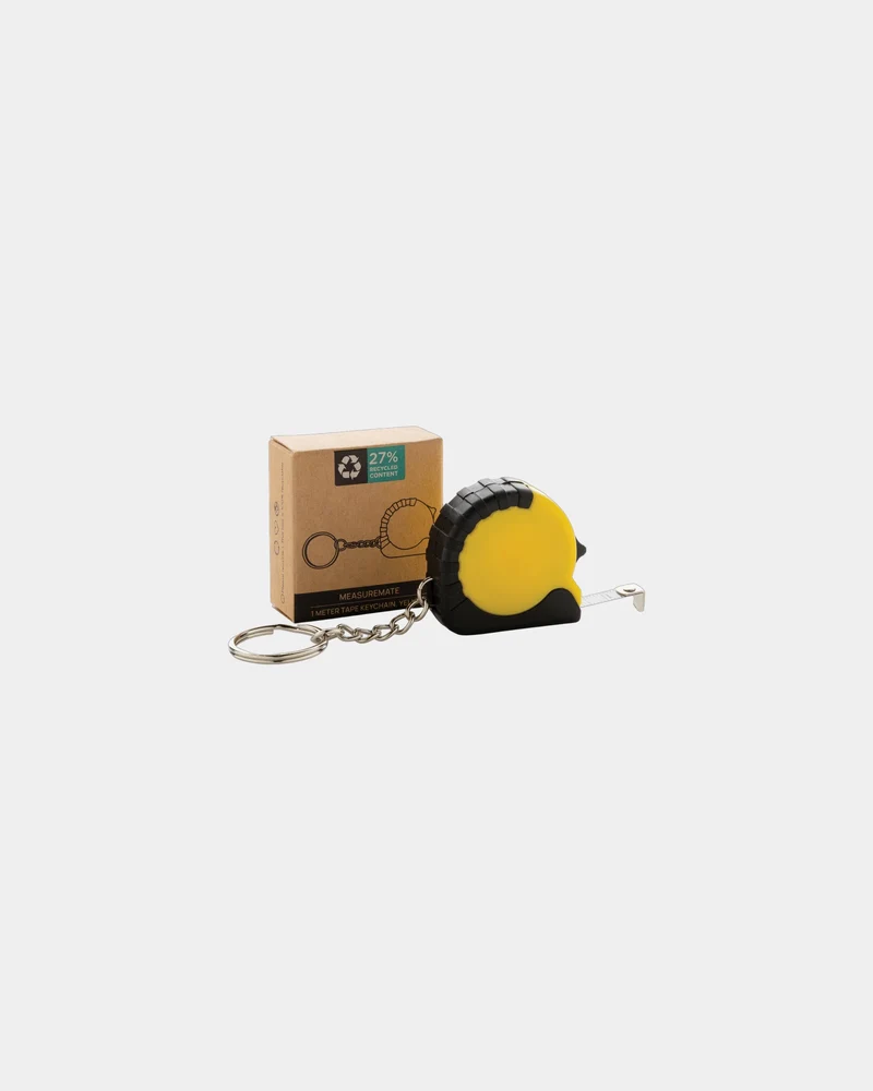 Porte-clés ABS recyclé RCS MeasureMate à personnaliser
