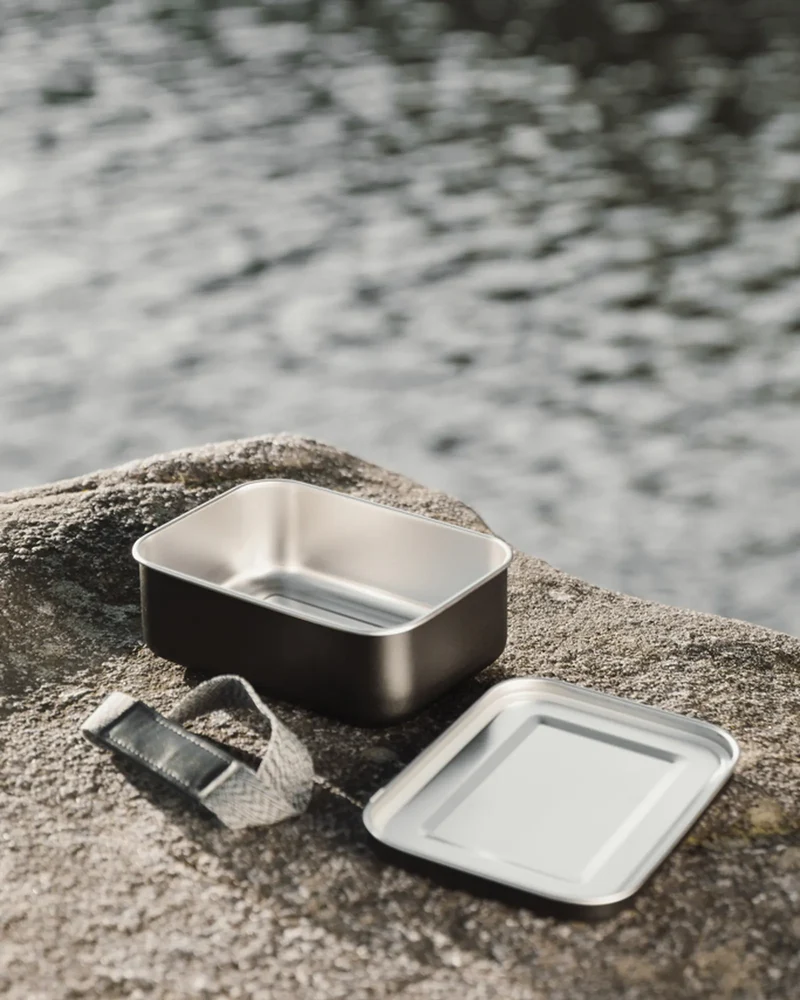 Boîte à lunch en acier inoxydable Vinga RCS Parks à personnaliser