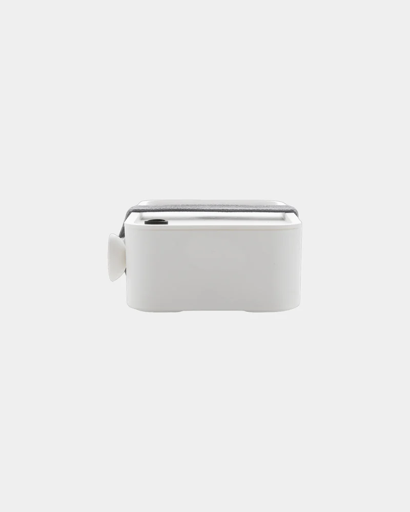 Boîte à lunch PP 0,8L avec cuillère-fourchette à personnaliser