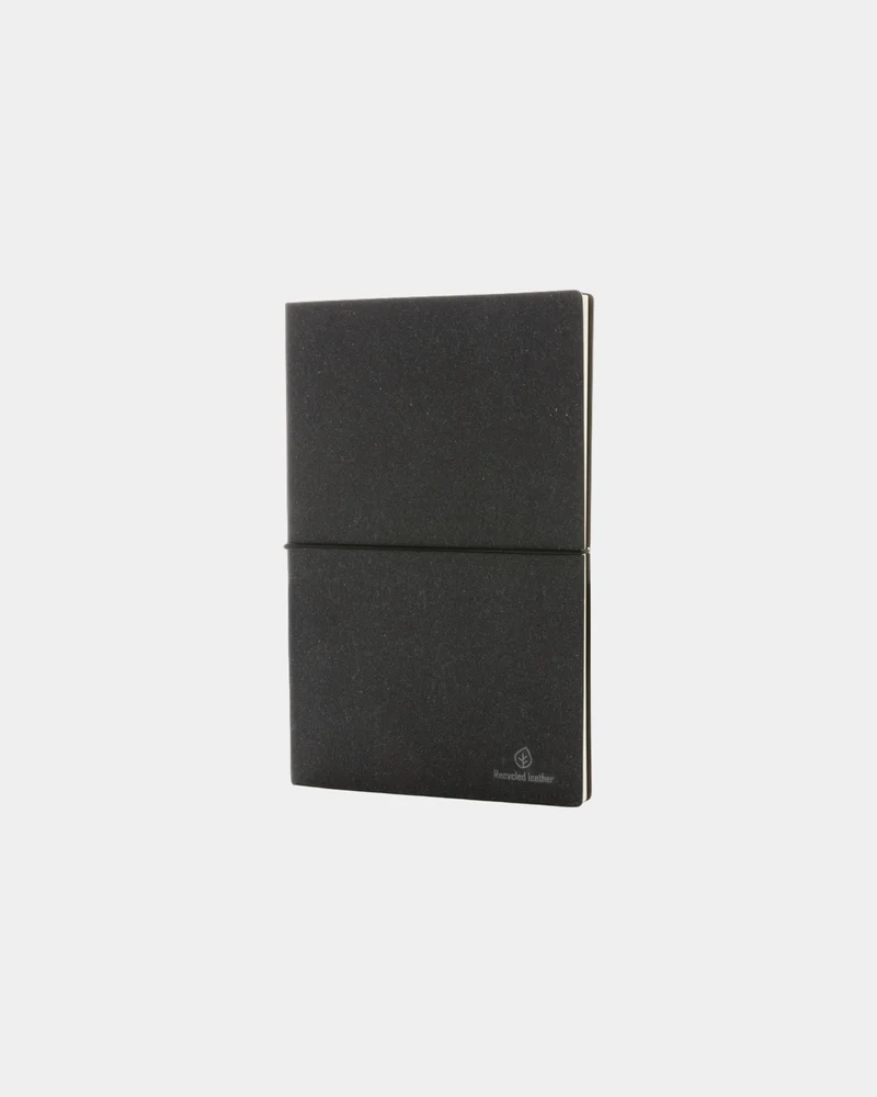 Carnet de notes A5 cuir recyclé à personnaliser