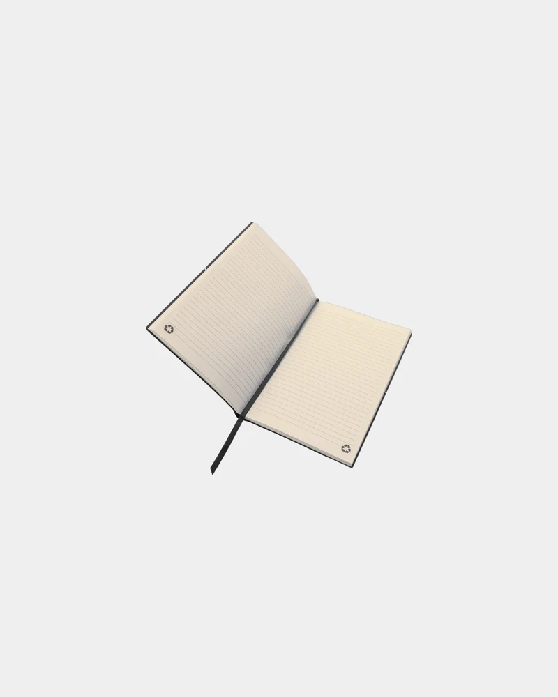 Carnet de notes A5 cuir recyclé à personnaliser