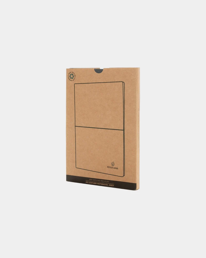 Carnet de notes A5 cuir recyclé à personnaliser