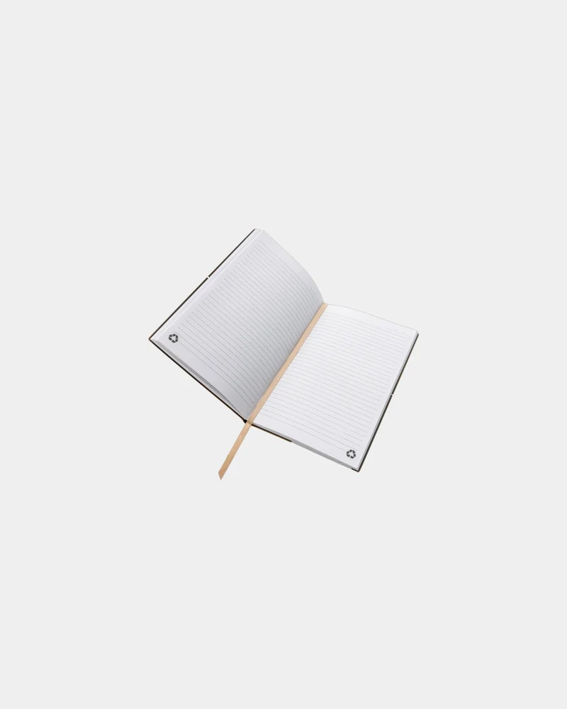 Carnet de notes A5 cuir recyclé à personnaliser