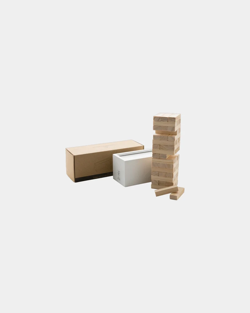 Jeu d’empilage de blocs de bois à personnaliser