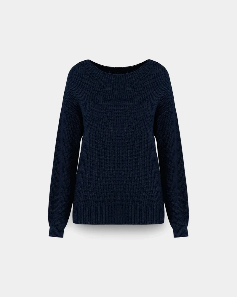 Pull écoresponsable en laine mérinos femme à personnaliser