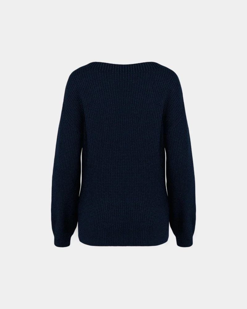Pull écoresponsable en laine mérinos femme à personnaliser