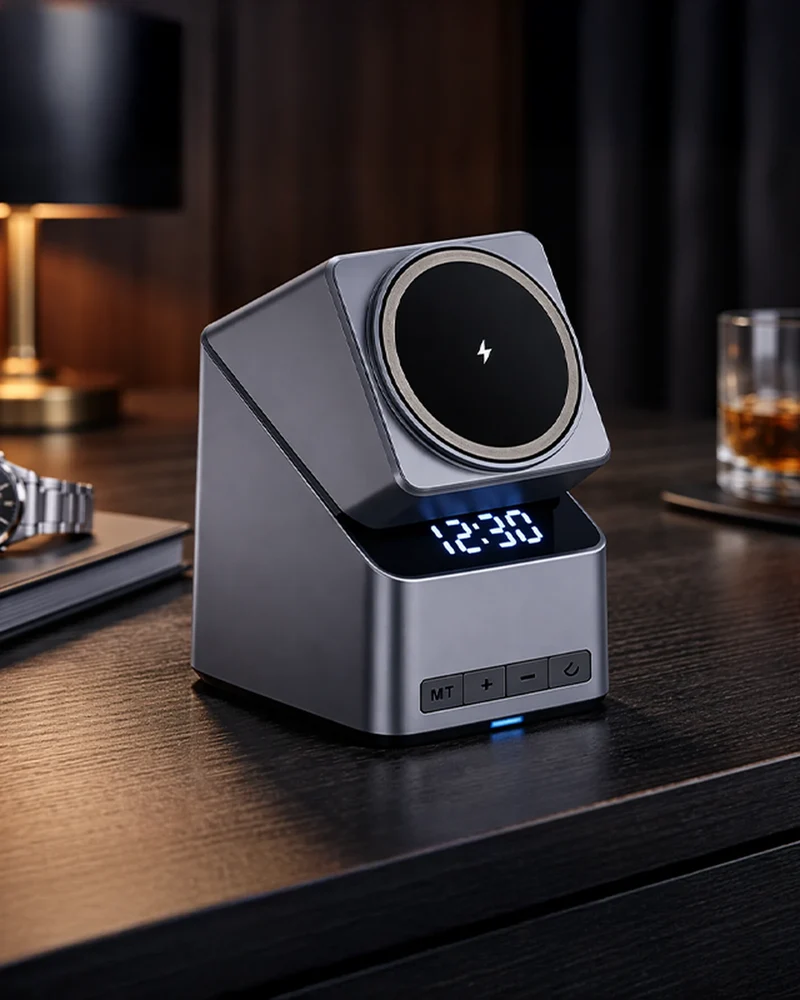 Chargeur sans fil anthracite à personnaliser