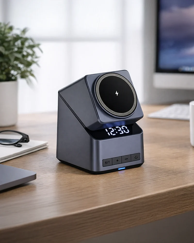 Chargeur sans fil anthracite à personnaliser