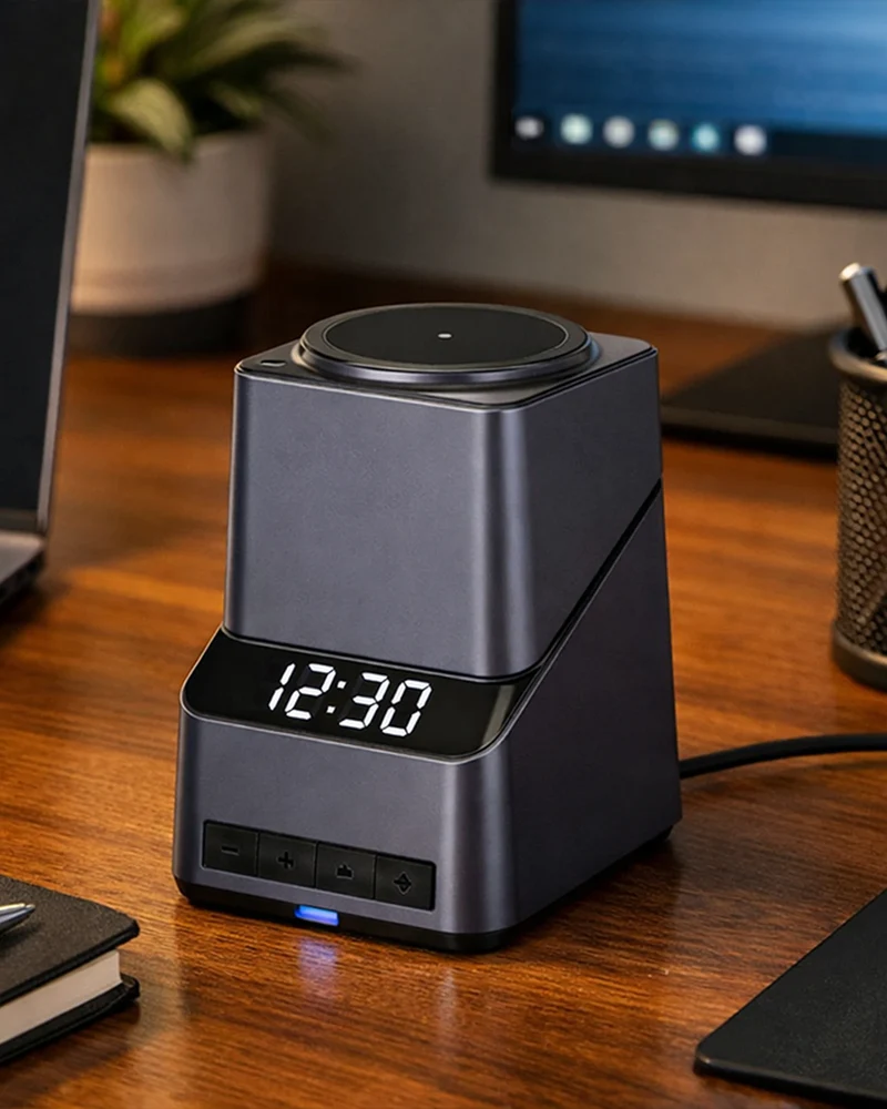 Chargeur sans fil anthracite à personnaliser