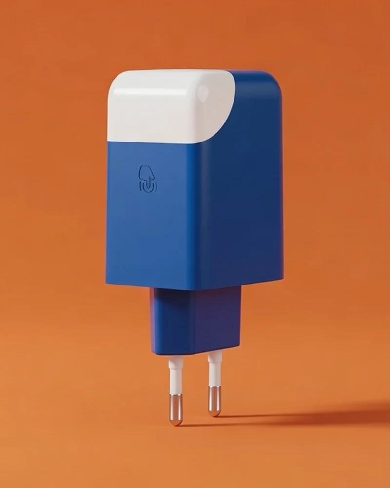 Adaptateur secteur double ports USB C et A 65W à personnaliser