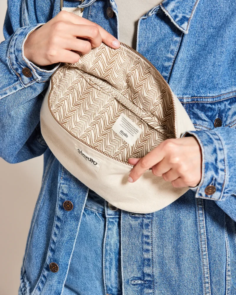 Sac banane coton bio Studio by Hindbag Antoine à personnaliser