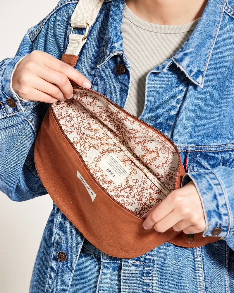 Sac banane coton bio Studio by Hindbag Antoine à personnaliser